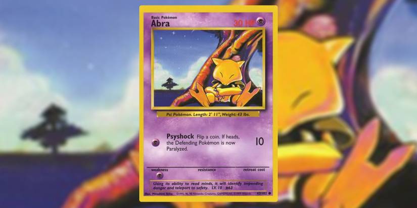 does vons have pokemon cards Abra · Base Set First Edition #43(Shadowless) main image 0