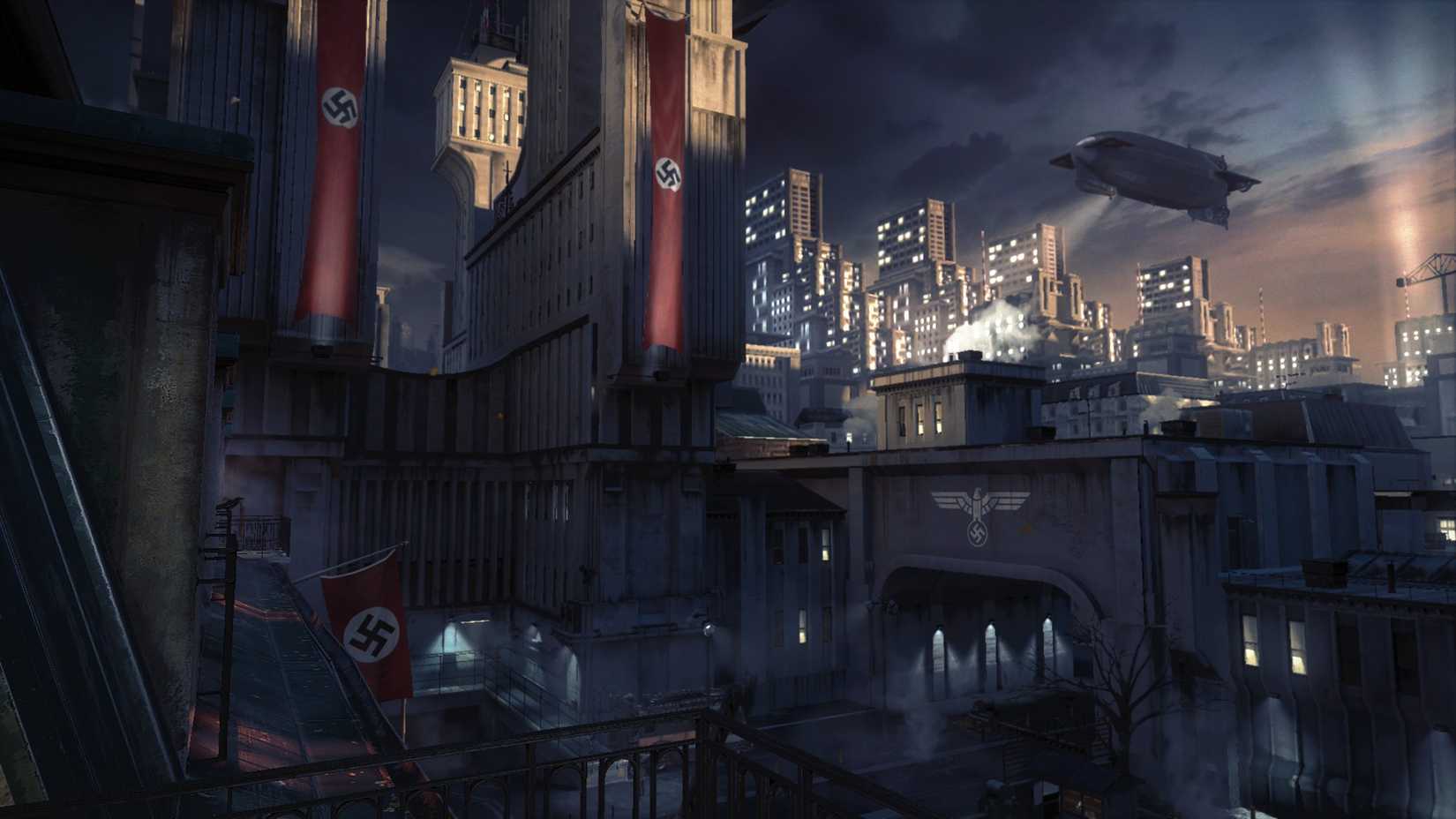 Hotel Gleichmut view in Chapter Four of Wolfenstein The New Order.