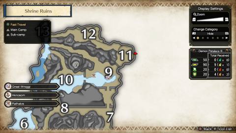 Every Shrine Ruins Relic Record In Monster Hunter Rise