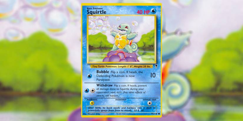 1995 pokemon squirtle card Amazon.com: Pokemon - Squirtle (63/95)
