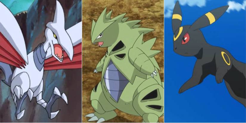 Tyranitar Skarmory Umbreon Pokemon Johto Anime