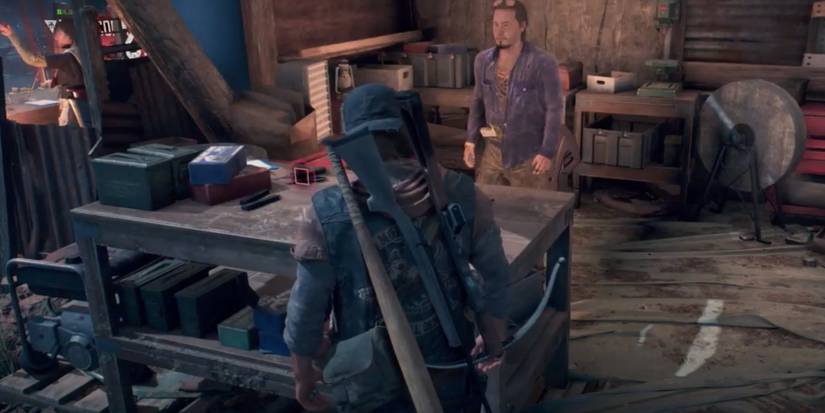 deacon approaching merchant in copeland's camp days gone