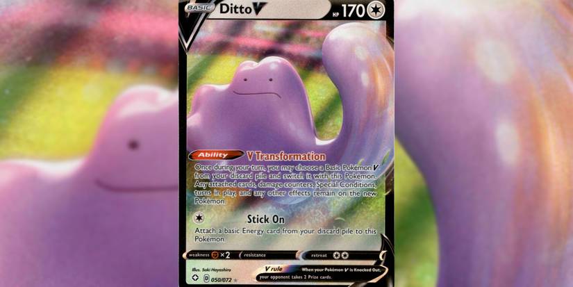 ditto v pokemon card 2020 Pokemon Shiny Star V Ditto V #323/190 Japanese Shiny Super Rare C main image 0