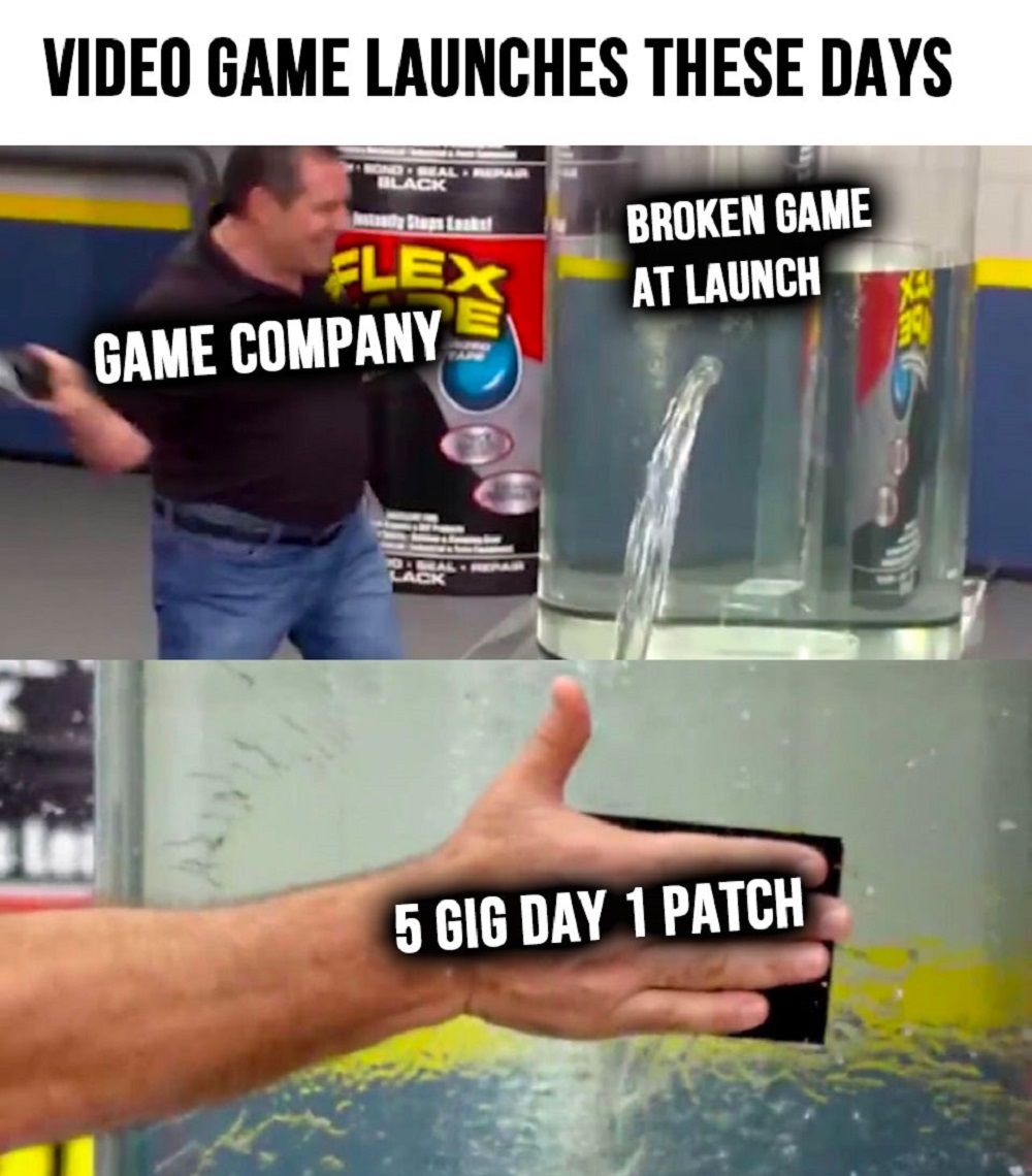 video game day 1 patch