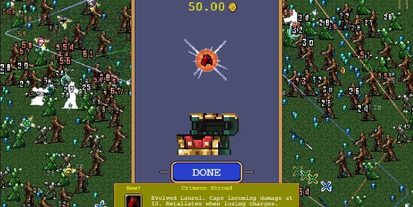 If you can find the Metaglio Left and Right, max them both and max Laurel, then you get the Crimson Shroud