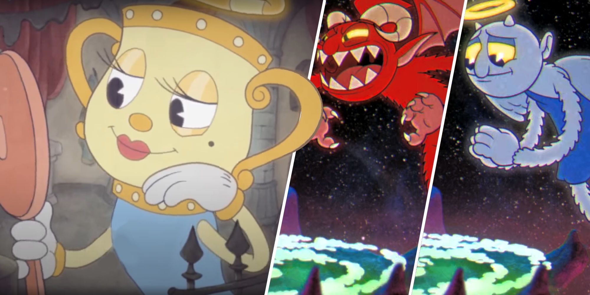 Cuphead & DLC - All Boss Transformations 