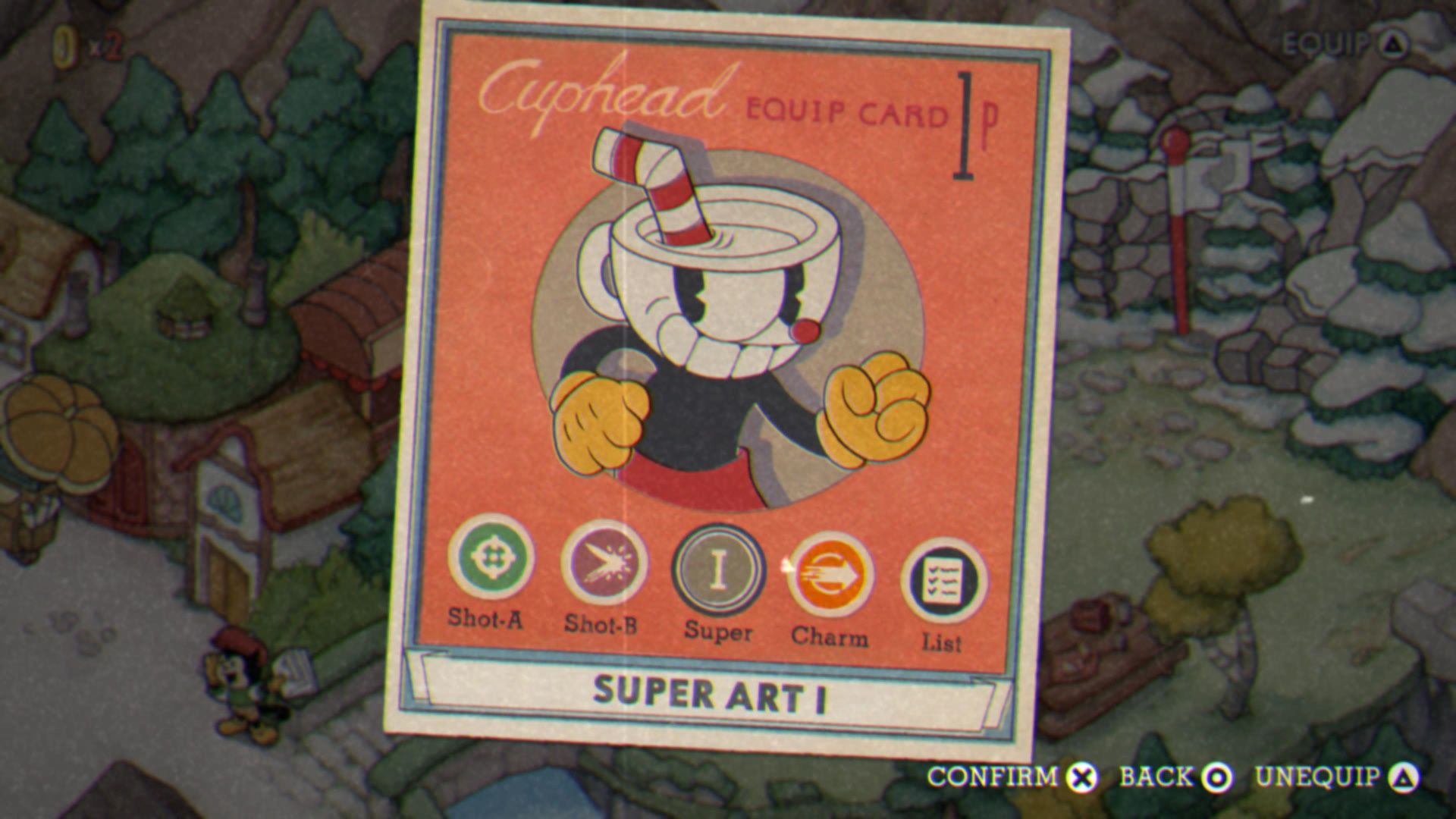 Cuphead The Delicious Course, The Angel And Devil, Loadout