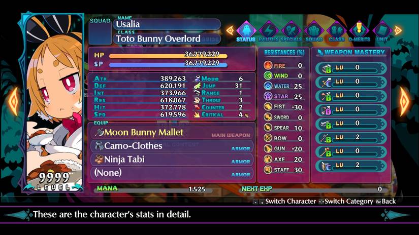 Usalia Character Guide For Disgaea 6