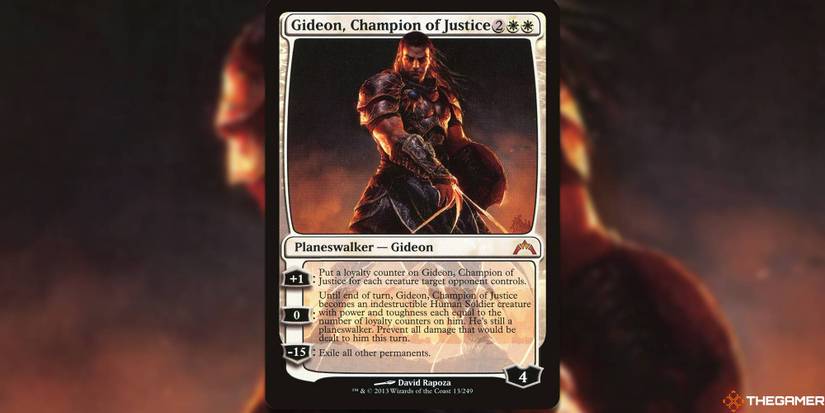 MTG: All Gideon Planeswalker Cards, Ranked MTG: All Gideon Planeswalker Cards, Ranked