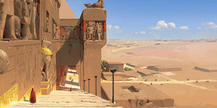 Guild Wars 2 - Crystal Oasis loading screen art