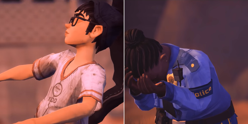 Road 96 Escape Ending - Alex being shot - Fanny Mourning