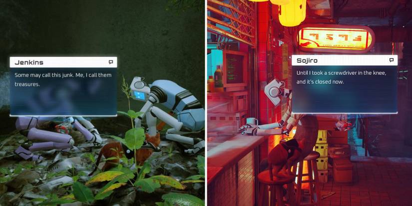 Jenkins in Antville and Sojiro in Midtown say lines from Skyrim