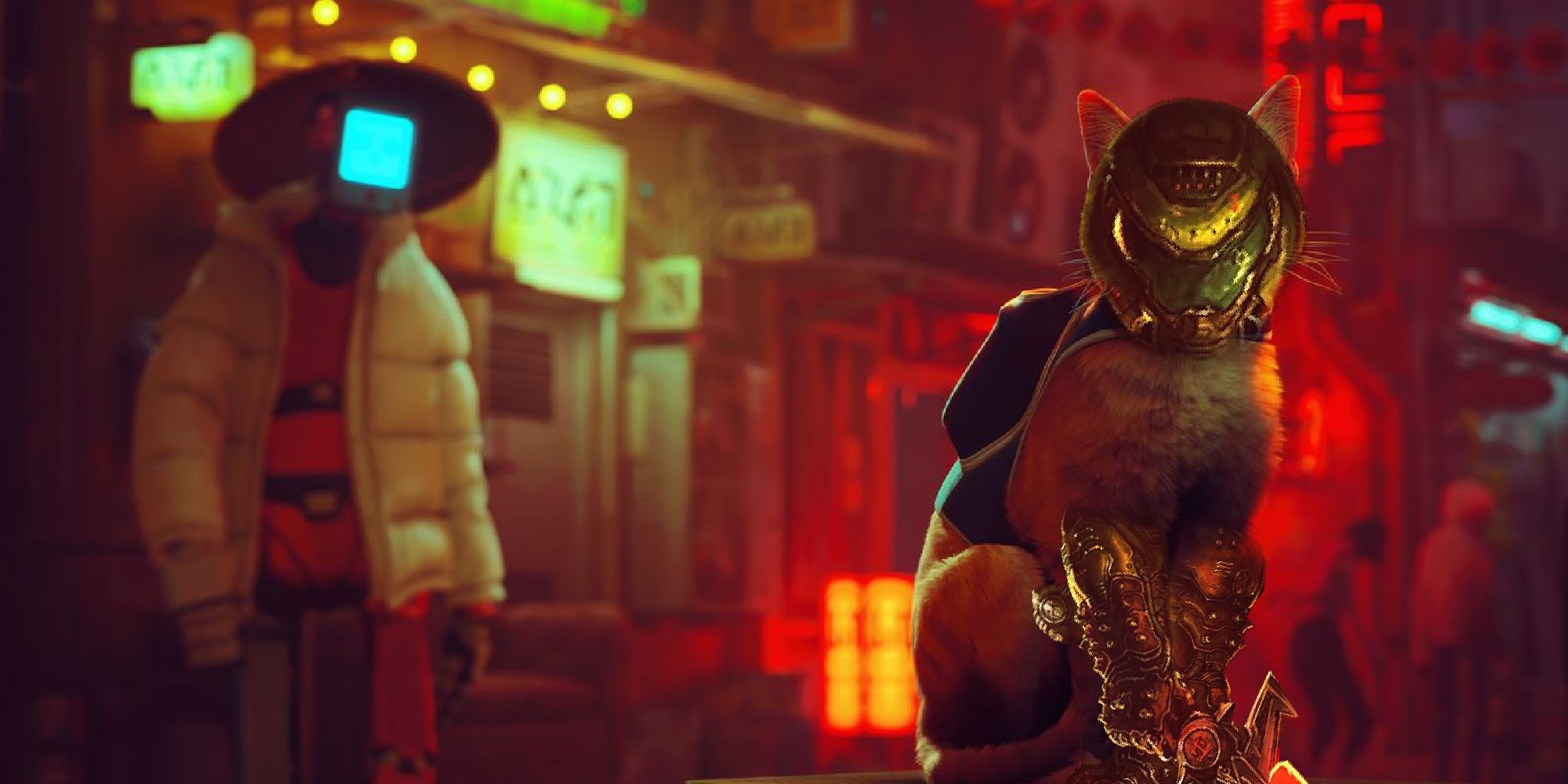 ストレイキャット トレイ DOM DOM This Doom Mod Sees Stray's Cat Fighting Off Demons