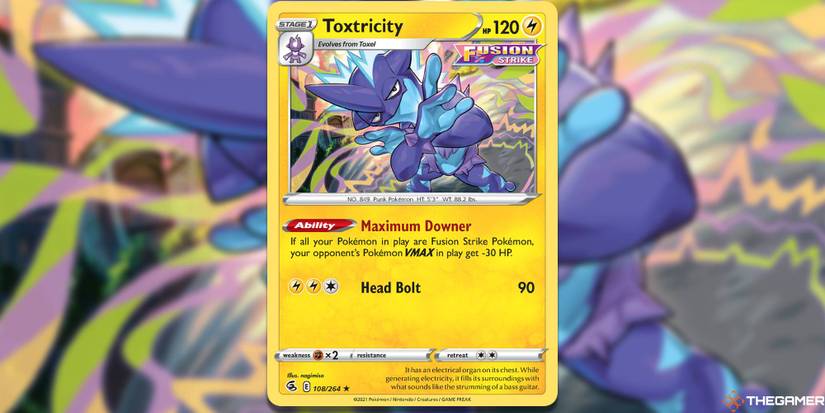 toxtricity pokemon card fusion strike Toxtricity (072/198) [Scarlet & Violet: Base Set] main image 0