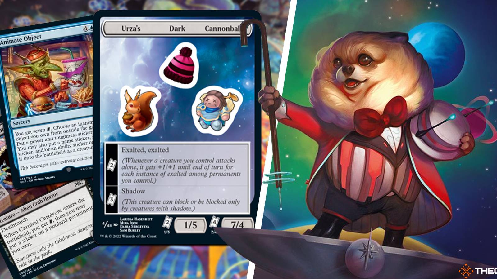 Magic: The Gathering's Unfinity Introduces New Sticker Mechanic To Eternal Formats Magic: The Gathering's Unfinity Introduces New Sticker Mechanic To Eternal Formats
