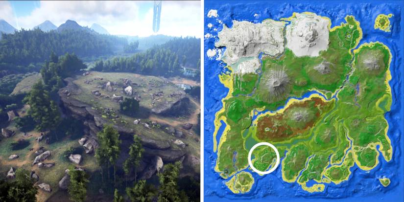 Picturesque Spots To Build Your Base On The Island In Ark: Survival Evolved