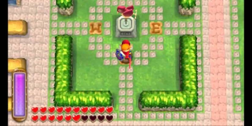 the legend of zelda a link between worlds kakariko village screenshot