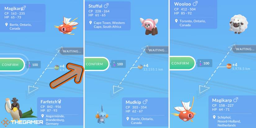 Pokemon Go - possible trades