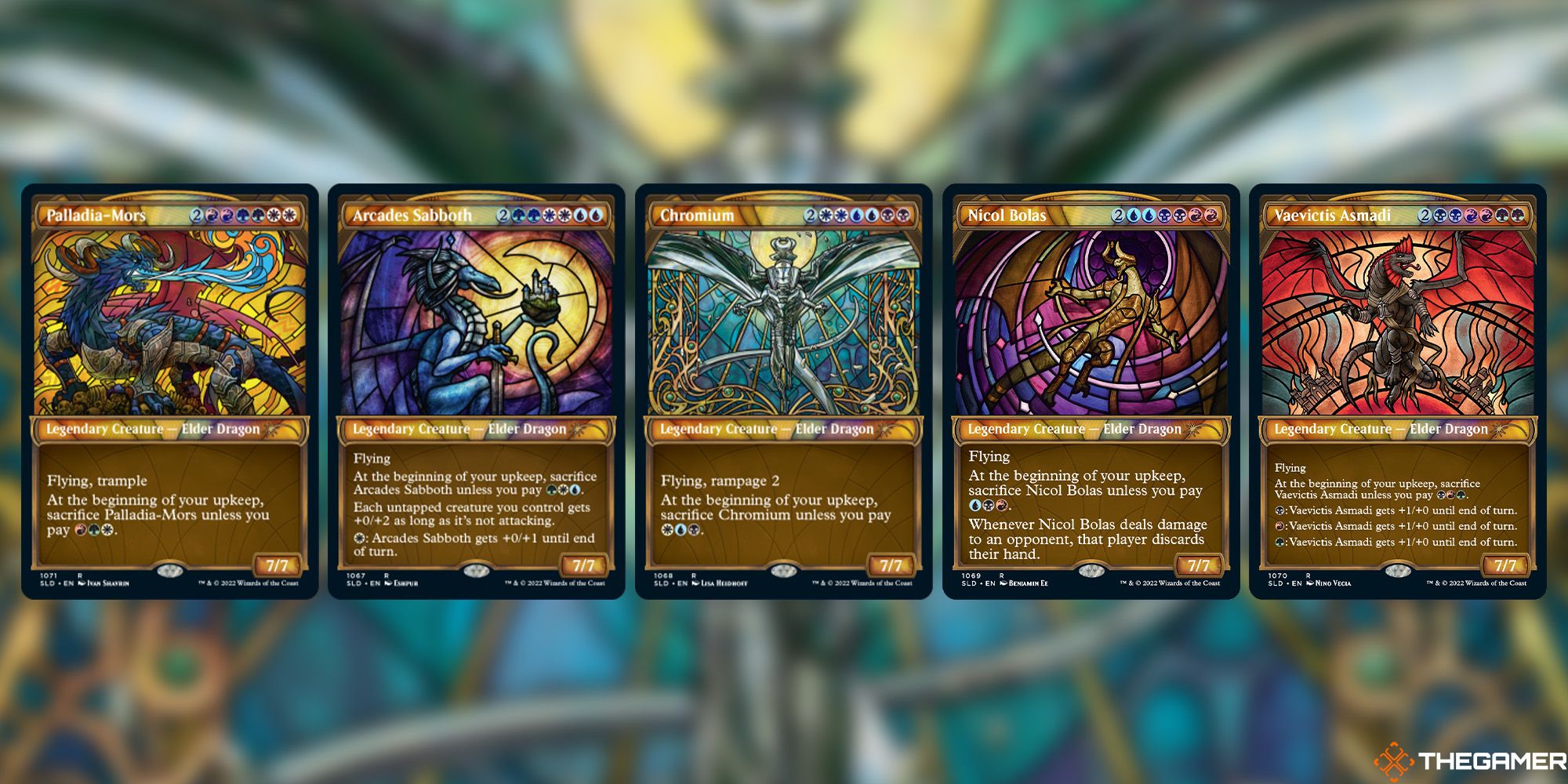 Secret Lair Dominaria United ステンドグラス Showcase: Dominaria United Textured Foil Edition | Secret Lair
