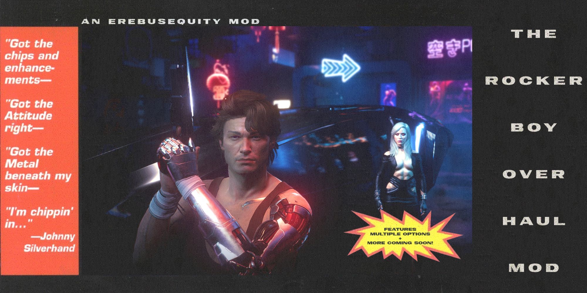 Cyberpunk 2077 Mod Makes Johnny Silverhand's Appearance Accurate