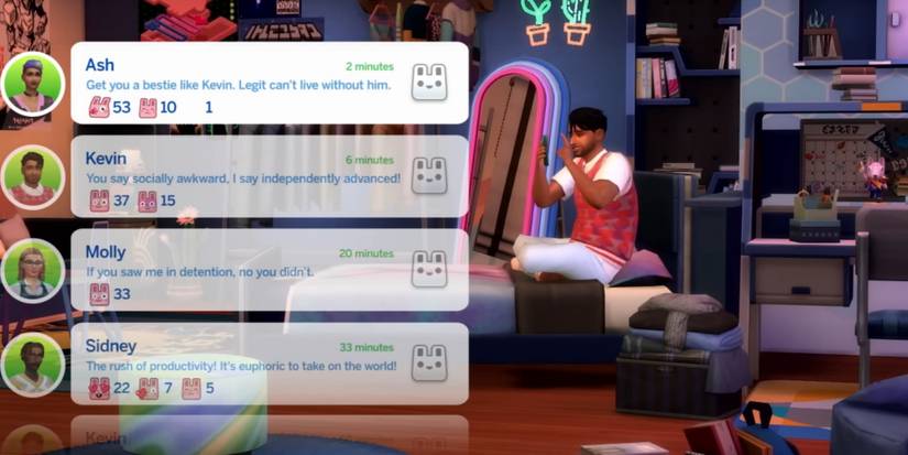 How To Use The Social Bunny App In The Sims 4: High School Years