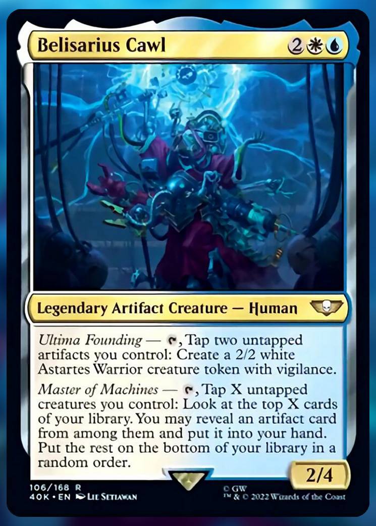 all warhammer mtg cards Szarekh, the Silent King  Warhammer 40,000 Commander (Magic: The Gathering)