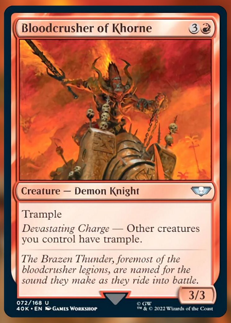 Every Card In The Warhammer 40K The Ruinous Powers Commander Deck – MTG