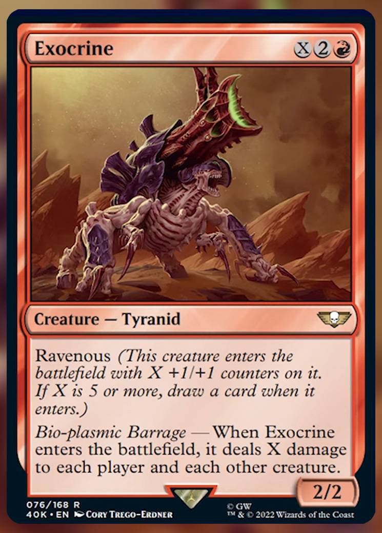 Every New Card In The Warhammer 40K Tyranid Swarm Commander Deck MTG every-new-card-in-the-warhammer-40k-tyranid-swarm-commander-deck-mtg