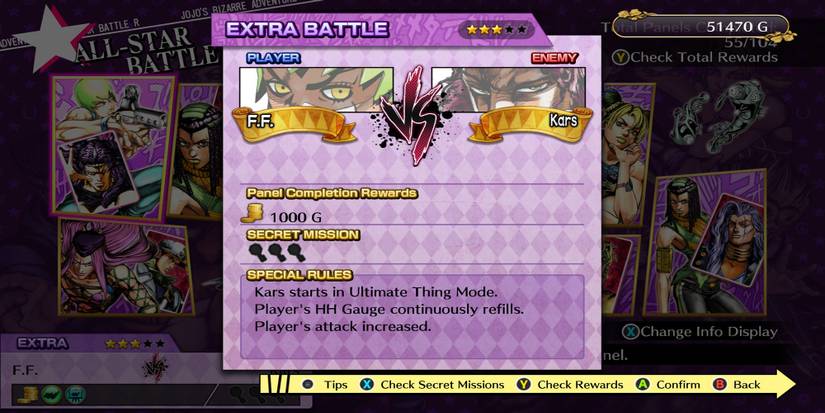 How Many Secret Missions Are In All-Star Battle Mode Part 6 In JoJo's ...