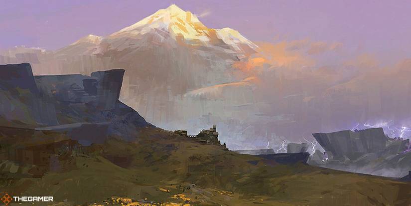 Guild Wars 2 - Crystal Desert (Desert Highlands) loading screen art