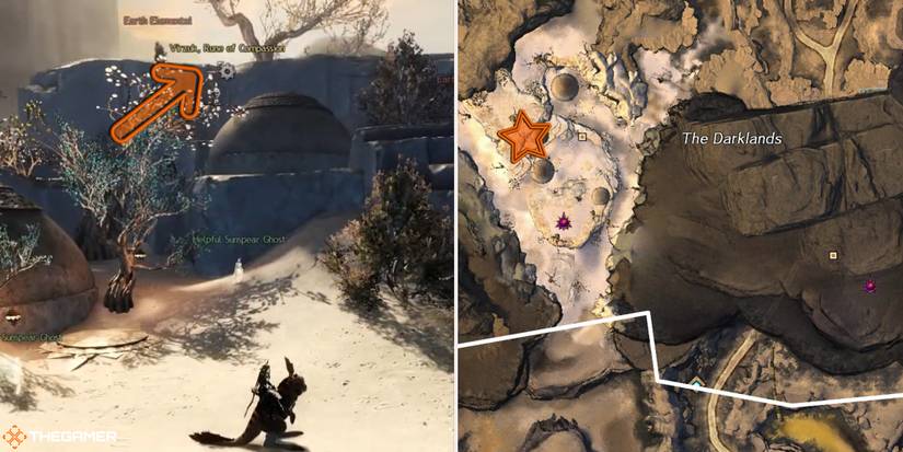 Guild Wars 2 - location of Virzak, The Rune of Compassion