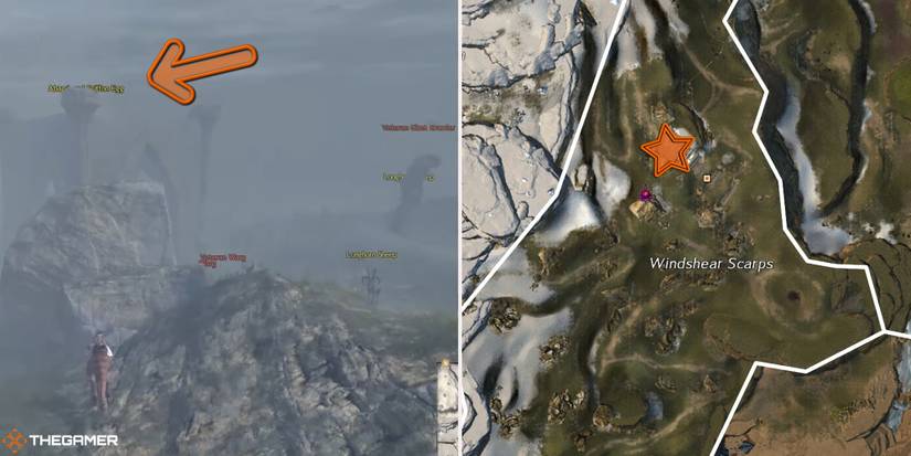 Guild Wars 2 - location of the Rough Mountain Griffon Egg