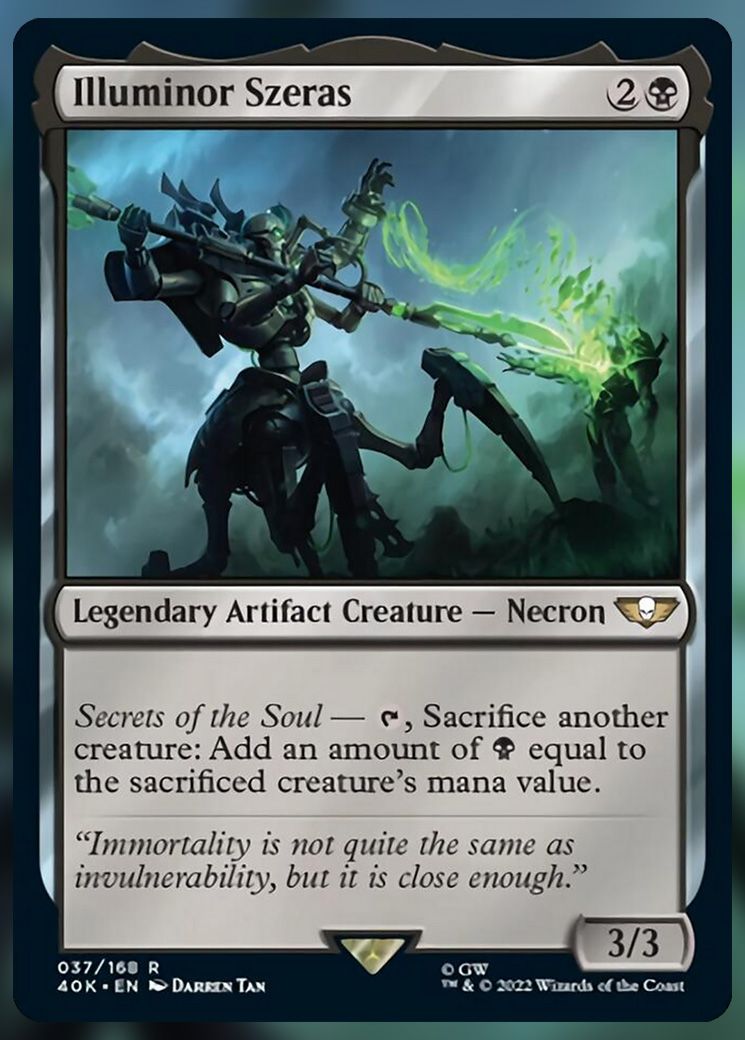 Every Card In The Warhammer 40K Necron Dynasties Commander Deck – MTG