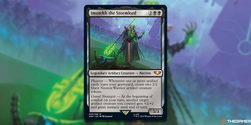 Every Card In The Warhammer 40K Necron Dynasties Commander Deck  MTG