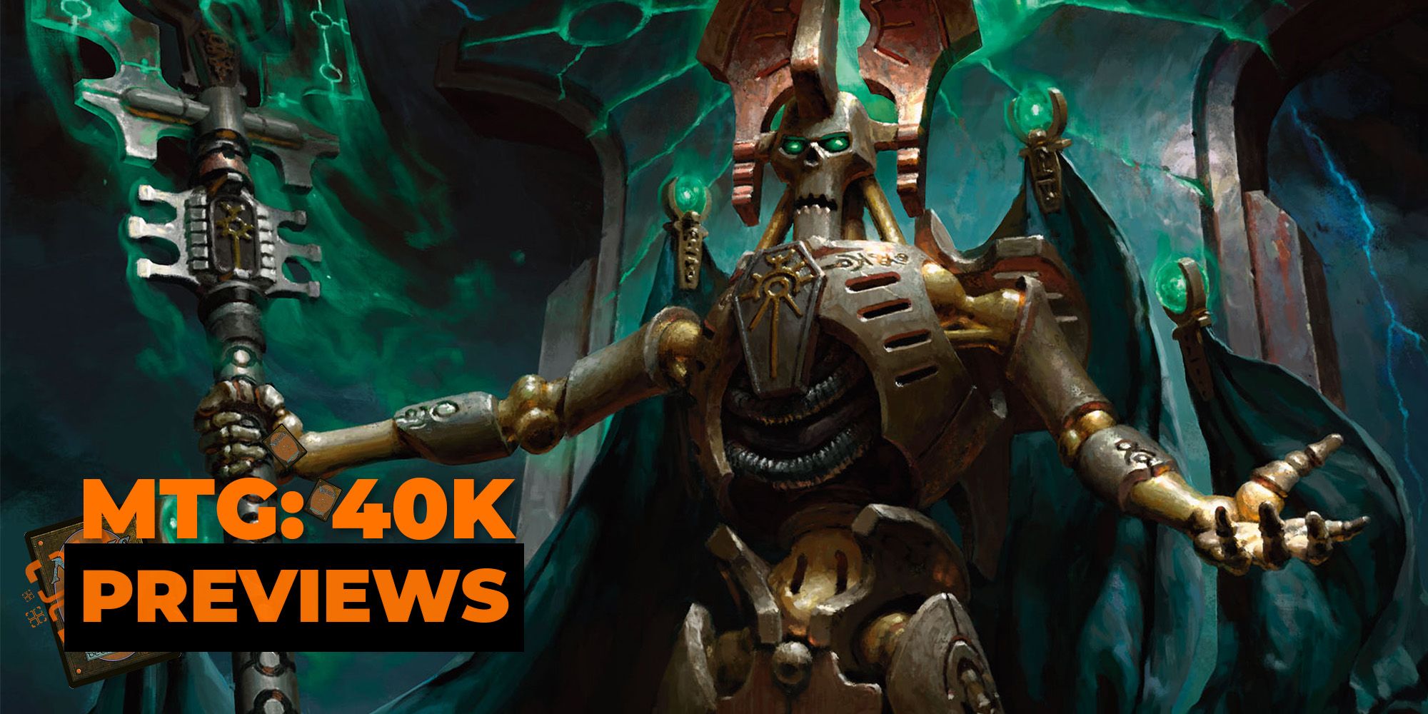 Every Card In The Warhammer 40K Necron Dynasties Commander Deck – MTG
