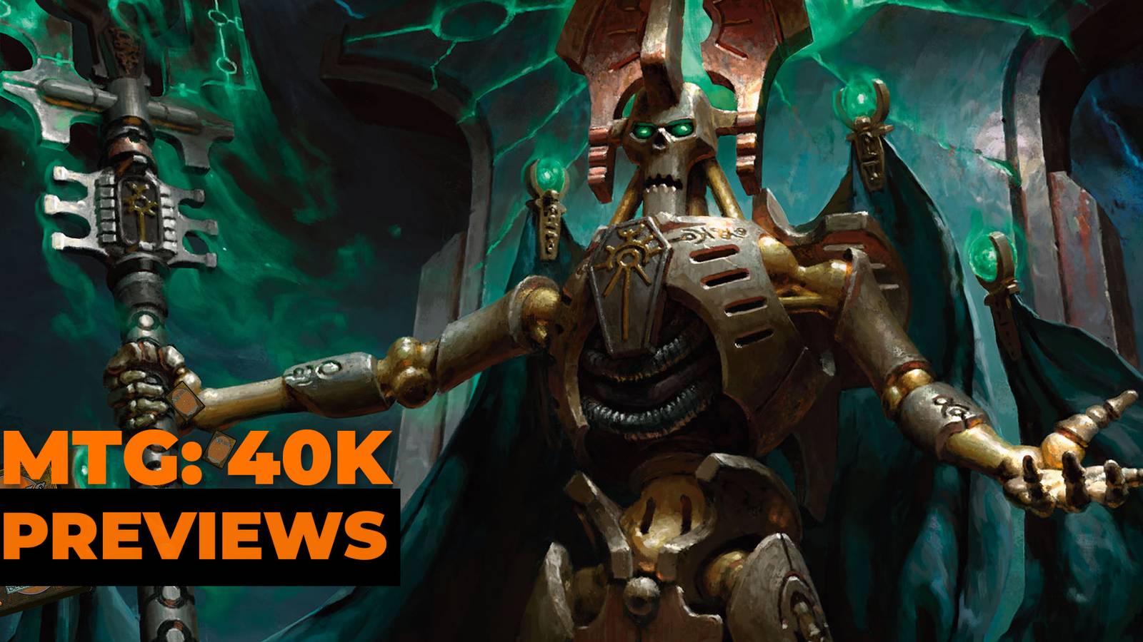 mtg warhammer 40k commander decks necron MTG: Warhammer 40,000 (40K) Commander Decks Collector Edition main image 1