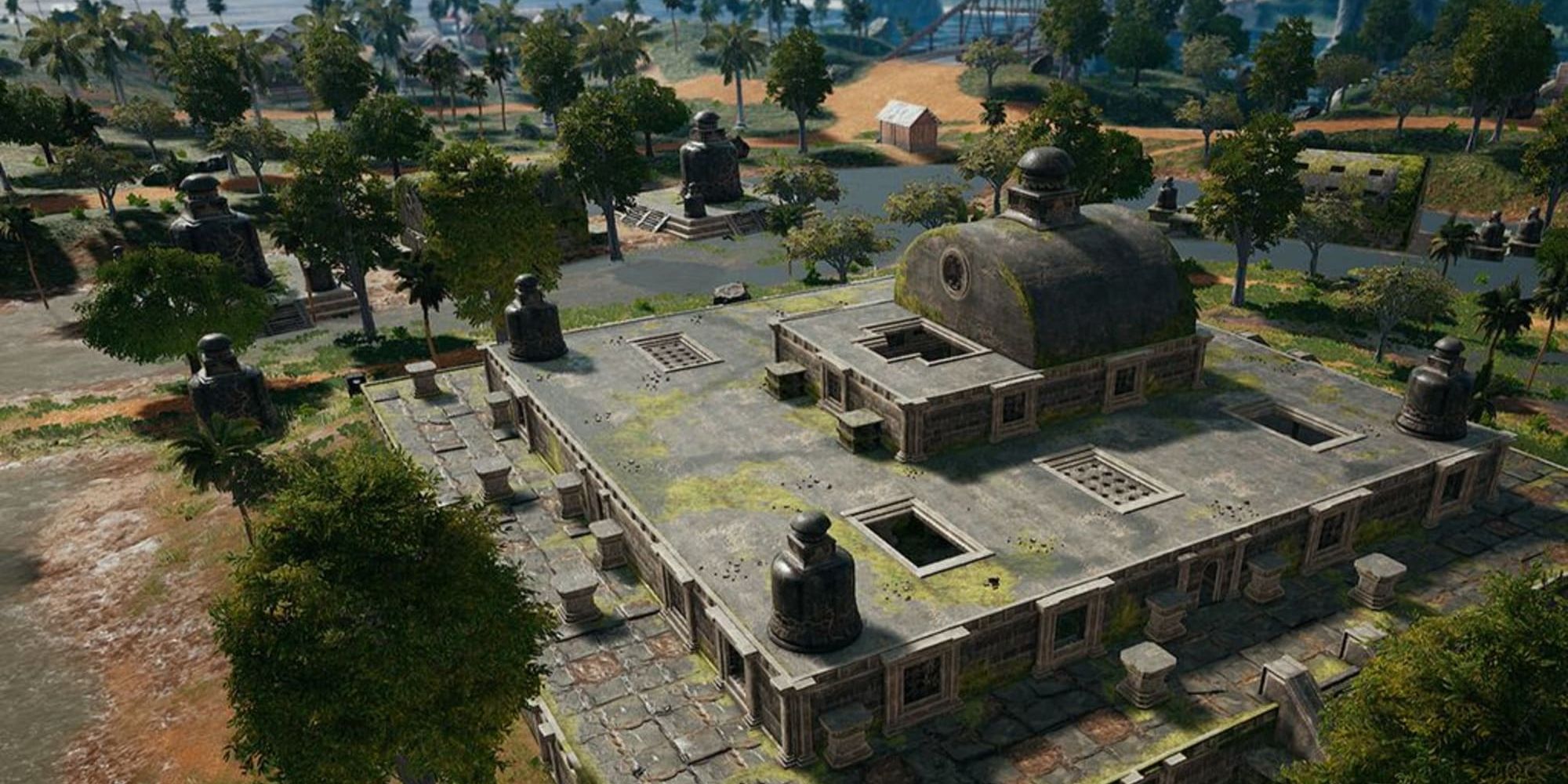 PUBG Sanhok Aerial View of Ruins