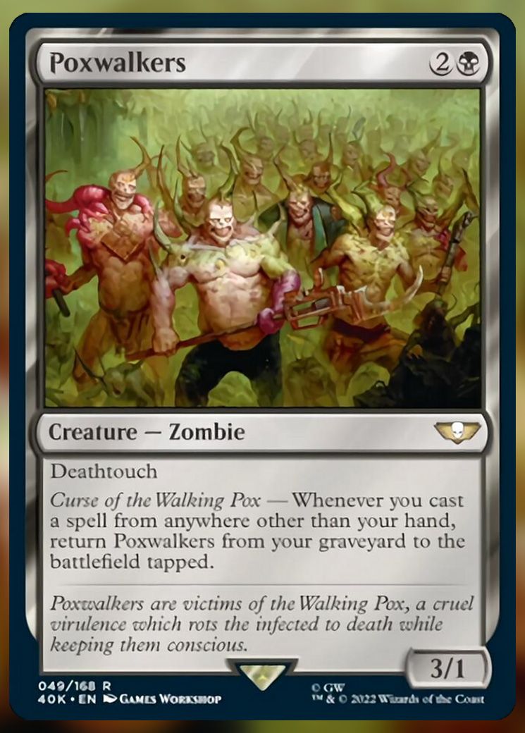 Every Card In The Warhammer 40K The Ruinous Powers Commander Deck