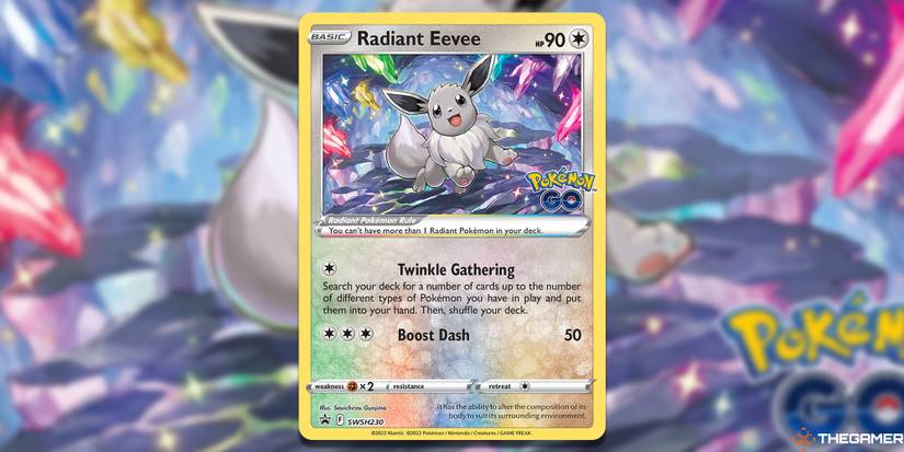 eevee pokemon card value 2022 - SWSH190 Holo Rare Promo Colorless Colorless Twinkle Gathering Search your deck for a number of cards up to the number of different types of Pokémon you have in play and put them into your hand Eevee Hp 50 #119 Pokémon