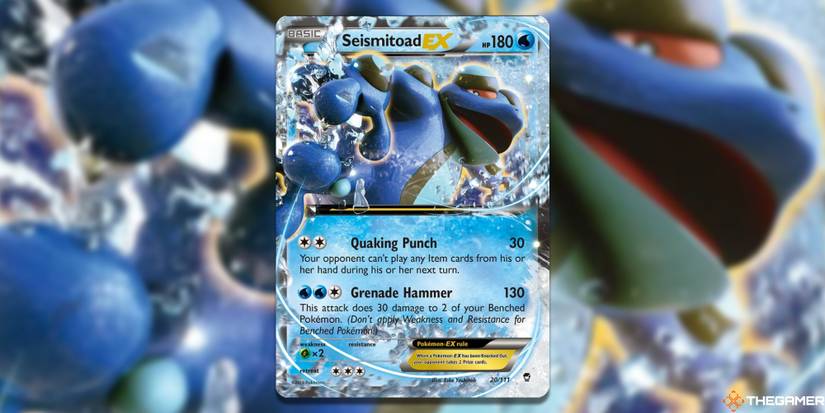 seismitoad ex pokemon card value Pokmon - 20/111 Pokmon Hit Points180 HP Form Pokemon Seismitoad EX 106/111 Furious