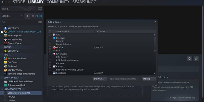 How To Install And Use Epic Games On Steam Deck