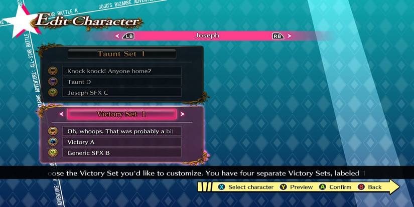 How To Customize Your Character In Jojo's Bizarre Adventure: ASBR