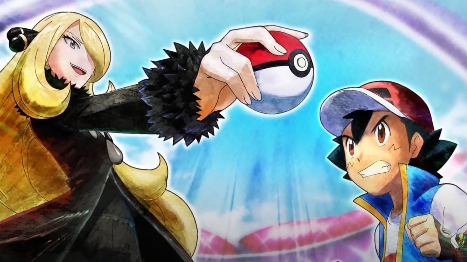 Pokemon R35 Cynthia Pokemon Desktop Wallpaper