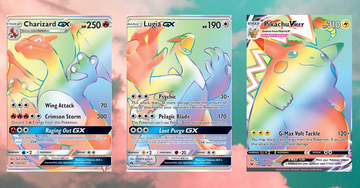 The Most Expensive Rainbow Rare Cards In The Pokemon TCG The Most Expensive Rainbow Rare Cards In The Pokemon TCG