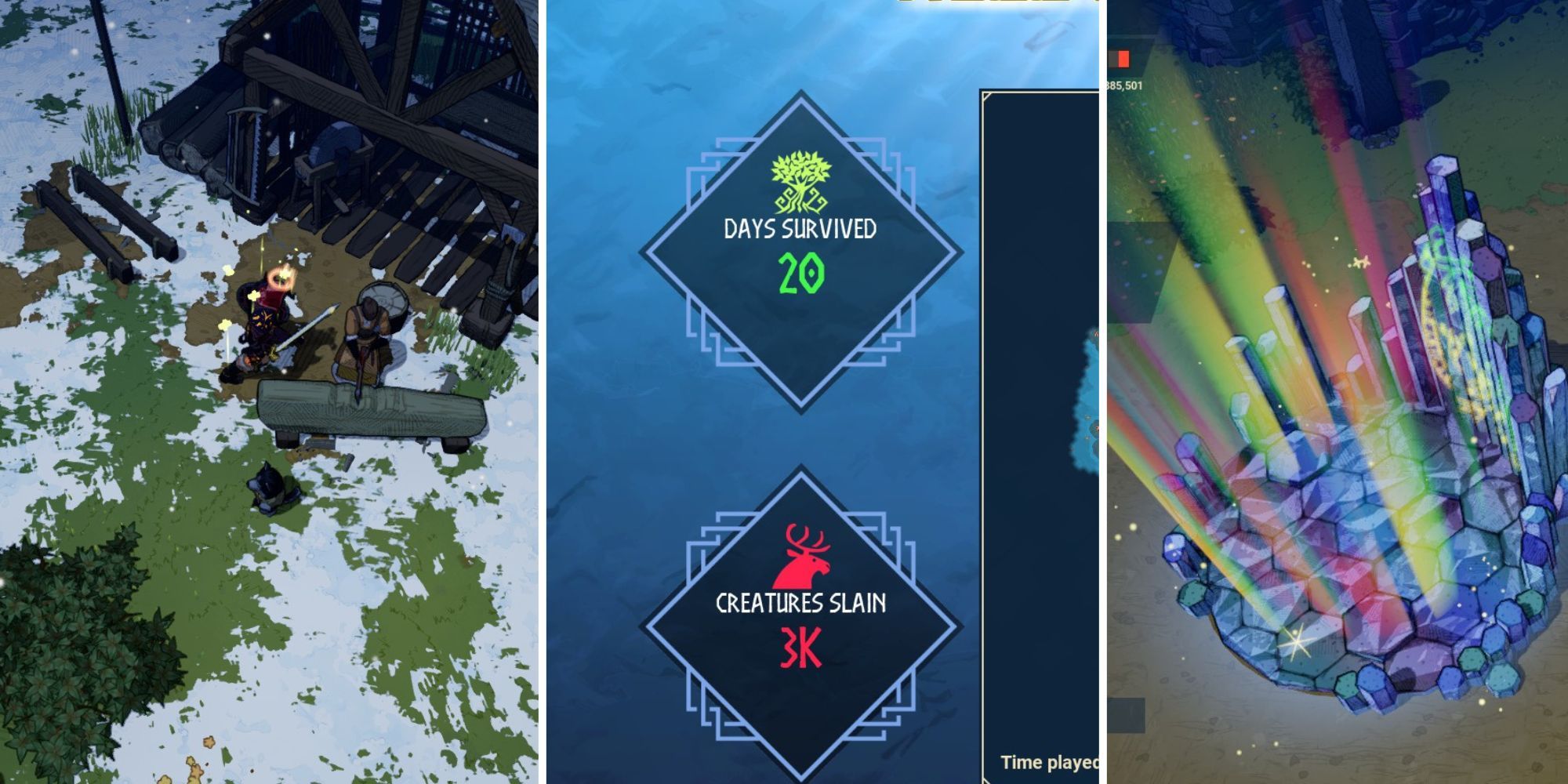 tribes of midgard endless winter, end screen, bifrost
