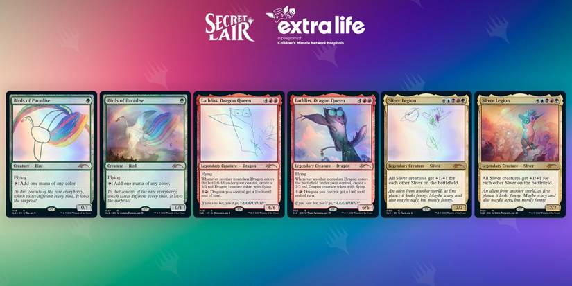 Magic: The Gathering's Extra Life 2022 Secret Lair Features More  Child-Drawn Cards