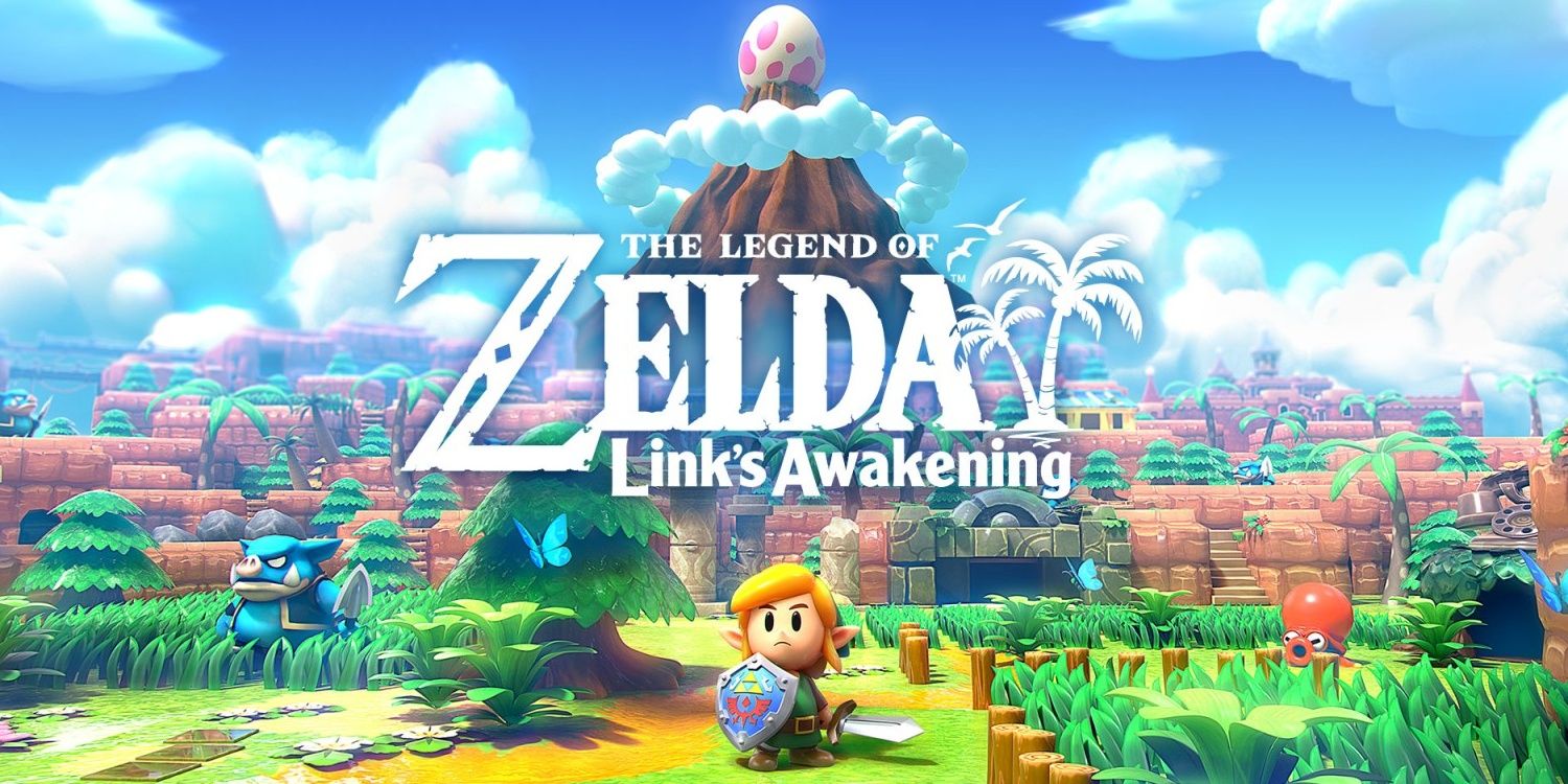 لینک آماده است تا به یک ماجراجویی در Link's Awakening on the Switch بپردازد.