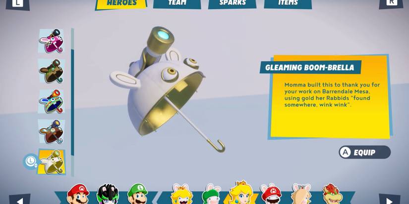 The Best Weapon Skins In Mario + Rabbids Sparks Of Hope