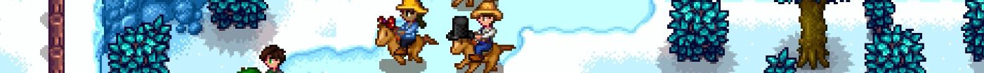 Stardew Valley Official Horse Racing Divider