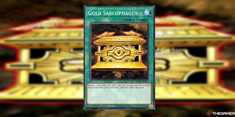 Yu-Gi-Oh! gold sarcophagus Card Art